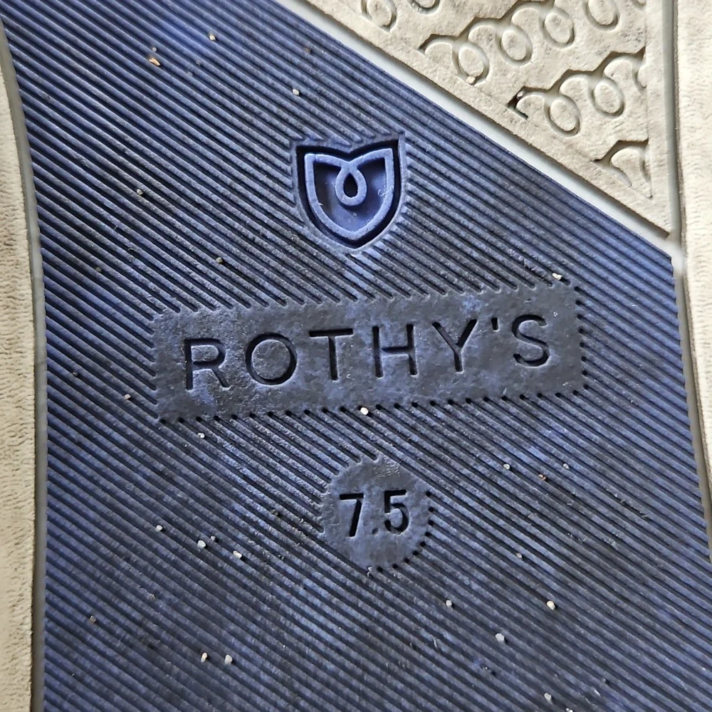 Rothys Original Gray Camo Slip On Sneaker, Size 7.5 - Picture 10 of 11